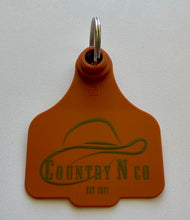 Load image into Gallery viewer, Keyring - Cattle tags
